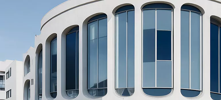 Geometric Window Curtains in Gravenhurst, ON