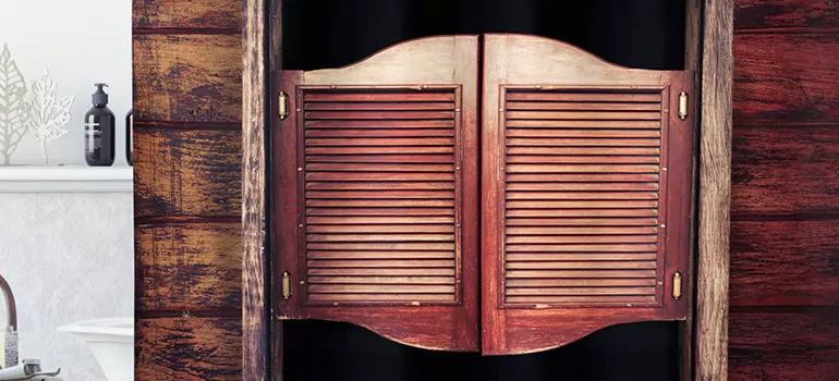 Installing Saloon Door Hinges in Gravenhurst, ON