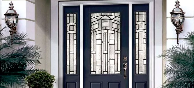 Stained Glass Door Panels in Gravenhurst, ON