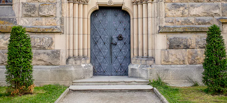 Traditional Double Front Doors in Gravenhurst, ON