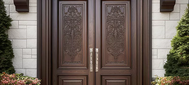 Double Front Doors in Gravenhurst, ON