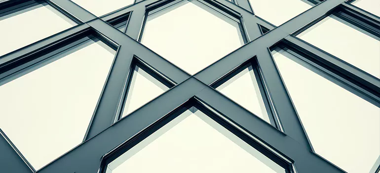 Geometric Window Shades in Gravenhurst, ON