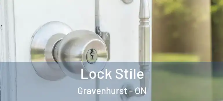  Lock Stile Gravenhurst - ON