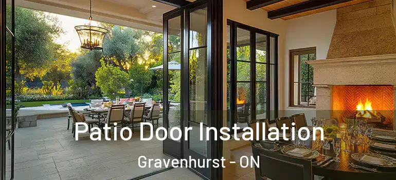  Patio Door Installation Gravenhurst - ON