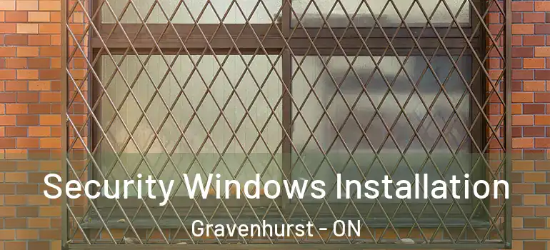  Security Windows Installation Gravenhurst - ON