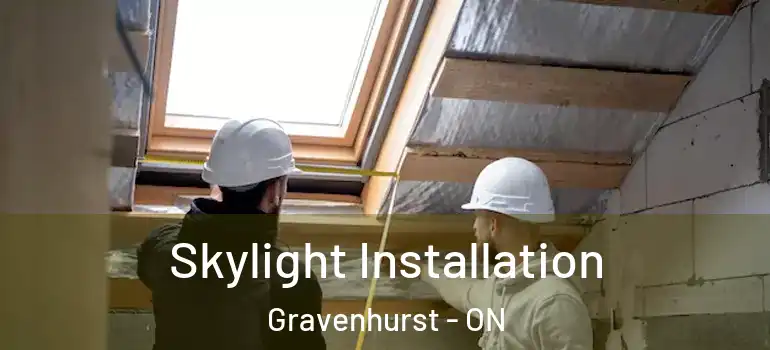  Skylight Installation Gravenhurst - ON